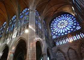 basilique saint denis stained glass window